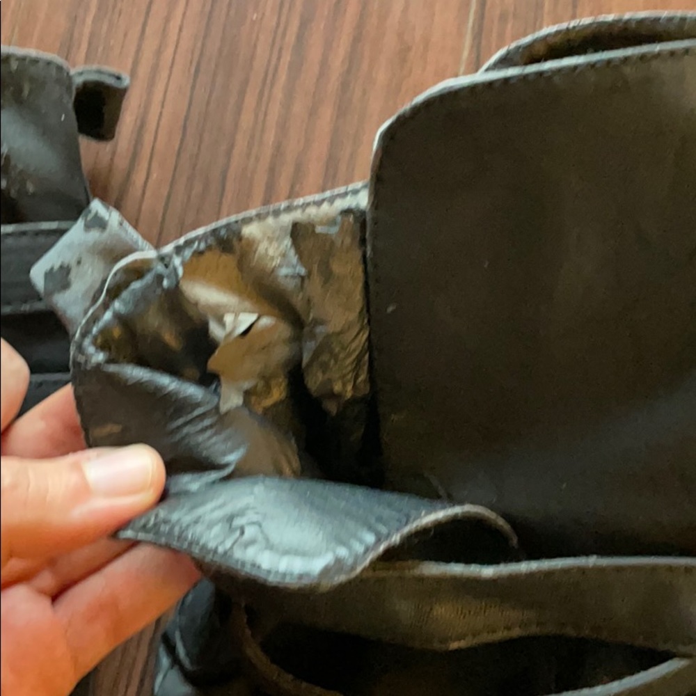 Flat Distressed Boots w/ Buckles - Picture 10 of 14